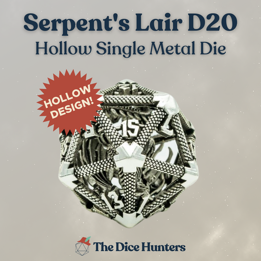 Serpent's Lair Hollow D20 Dnd Die